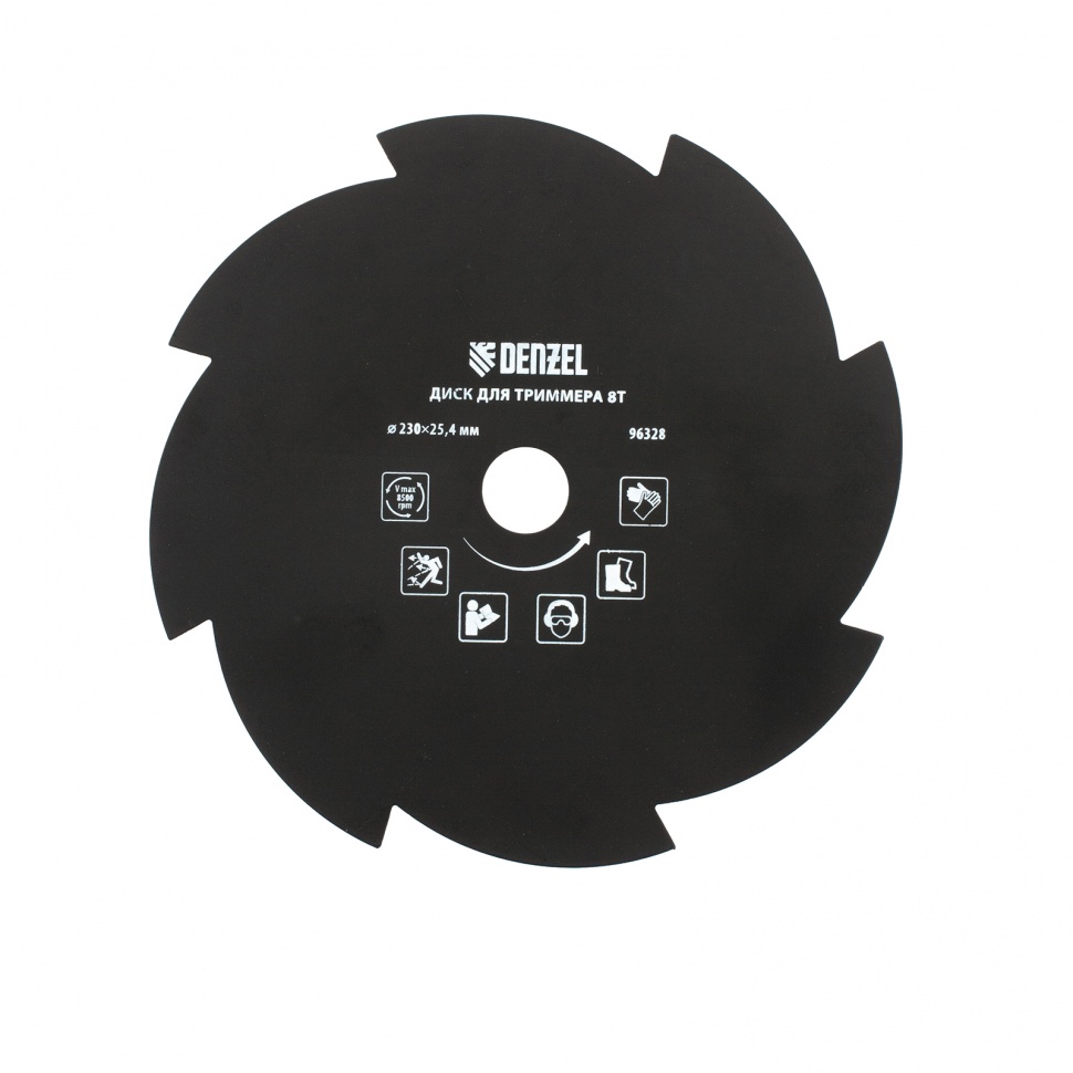 Disk pentru tuns, 230 x 25,4 Grosime 1,6 mm, 8 lame // DENZEL
